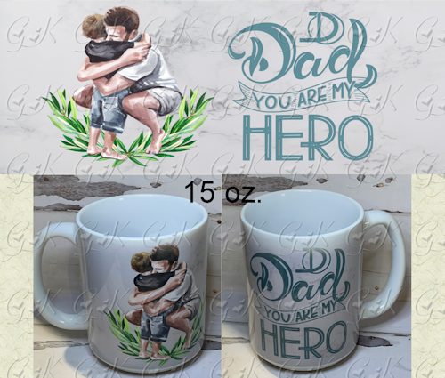 Coffee Mugs, Dad, You Are My Hero
