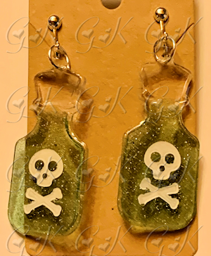 Poison Bottle Earrings