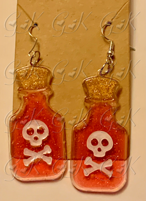 Poison Bottle Earrings