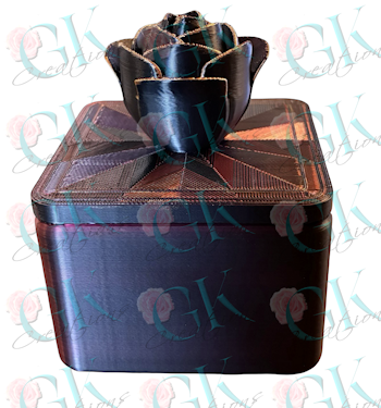 3D Rose Trinket Box