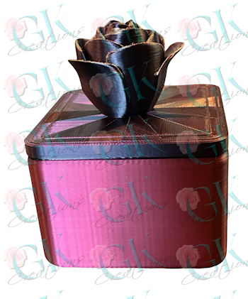 3D Rose Trinket Box