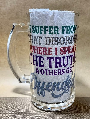 Sarcastic Printed Beer Mugs