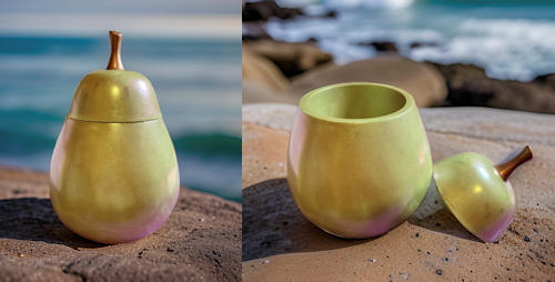 Pear Trinket Jar