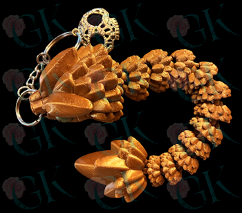 3D Print Articulated Snake Keychain