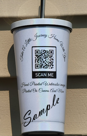 16oz Stainless Steel Sparkle Cup With Straw Custom