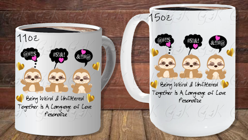 Coffee Mugs, Being Weird and Unfiltered...