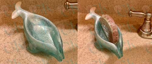 Dolphin Self Draining Soap Holder