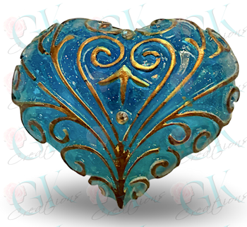 Filigree Heart Magnet