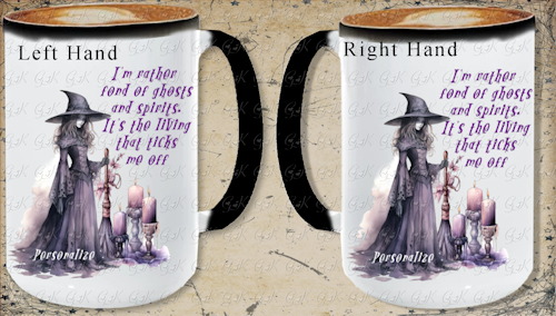 Coffee Mugs, I'm Rather Fond Of Ghosts...