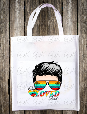 One Loved Dad Tote Bag