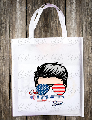 One Loved Dad Tote Bag