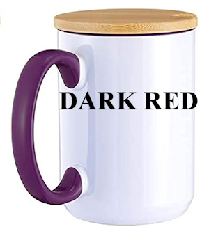 15oz Color Mugs With Bamboo Lid, Mommy's Garden