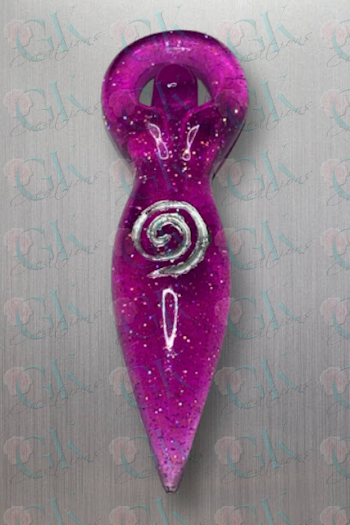 Spiral Goddess Resin Magnet
