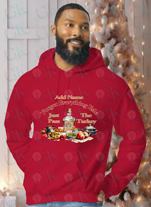 Adult Unisex Heavy Weight Hoodie, Wild Turkey