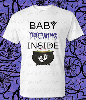 Polyester T-Shirt, Brewing A Baby