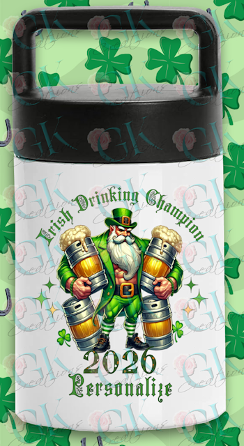 Insulated Food Jar 13oz. Irish Drinking Champion