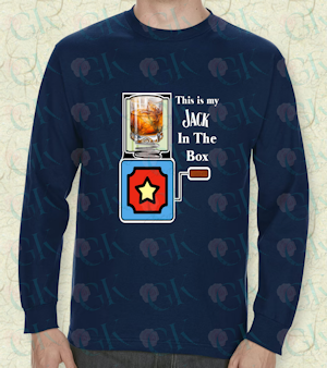 T-Shirts, Cotton Long Sleeve, Jack In The Box