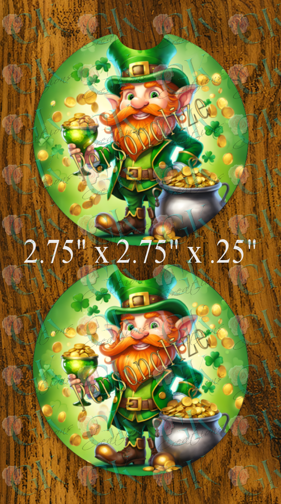 Coaster Set, Leprechaun 1