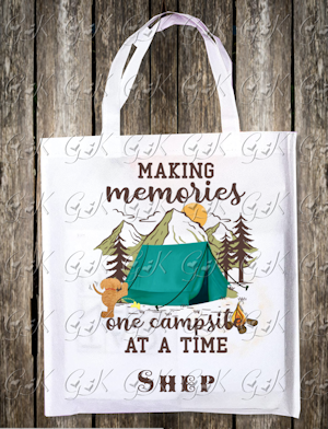 Making Memories Dog Tote Bags