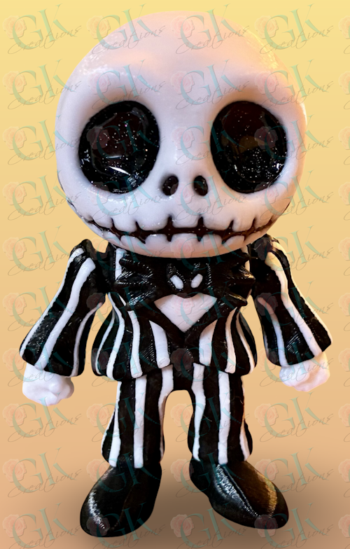 3D Print Little Jack Skellington Inspired Flexi