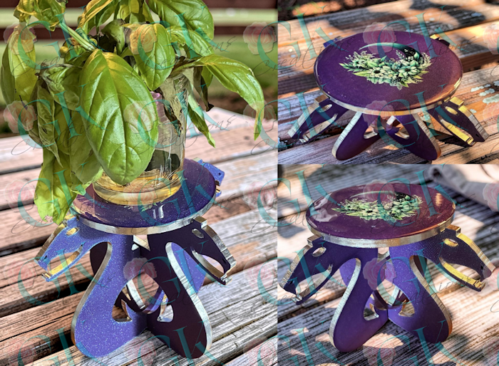 3D Printed Snake Table