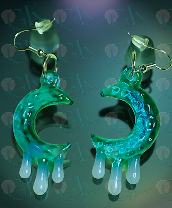 Water Ripple Melting Moon Jewelry