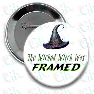 Framed Magnet or Pinback Button
