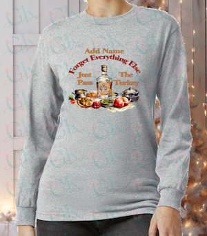 T-Shirts, Cotton Long Sleeve, Wild Turkey