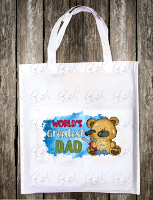 Worlds Greatest Dad Tote Bag