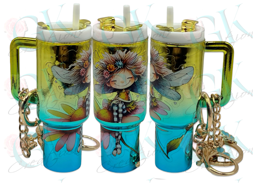 Keychain, Mini Tumbler, Woodland Elves