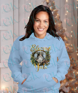 Adult Unisex Heavy Weight Hoodie, Blessed Yule King