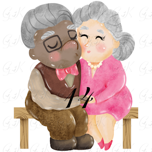 Waffle Weave Kitchen Towels, Old Couple Love