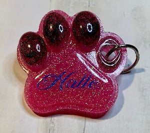 Paw Memorial Keychain