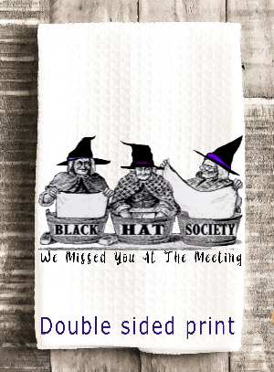 Waffle Weave Kitchen Towels, Halloween