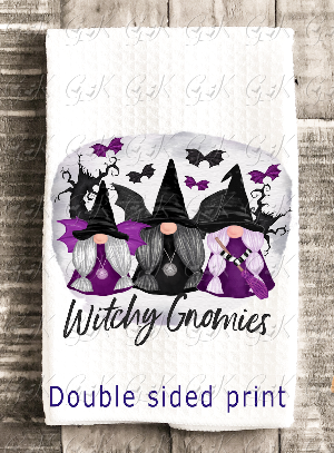 Waffle Weave Kitchen Towels, Halloween
