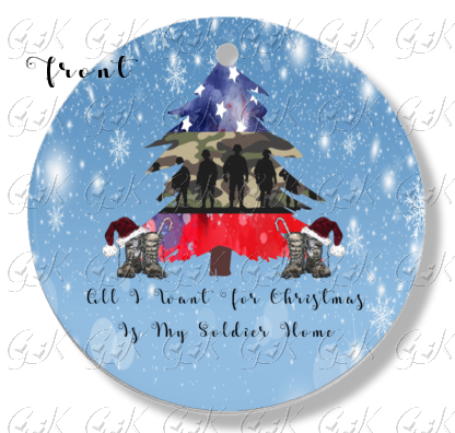 Ornament, All I Want Military