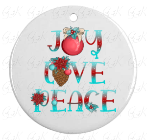 Ornament, Joy Love Peace