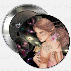 Bubble Fairy Magnet or Pinback Button