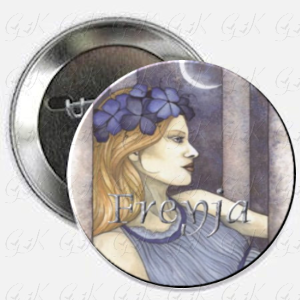 Freyja Magnet or Pinback Button