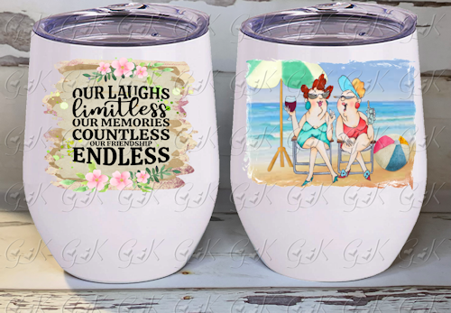 Stemless Cup, Hottie Friends