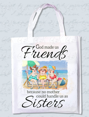3 Hotties Friends Tote Bags