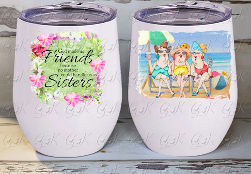 Stemless Cup, Hottie Friends