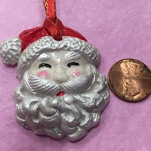 Santa Head Ornament