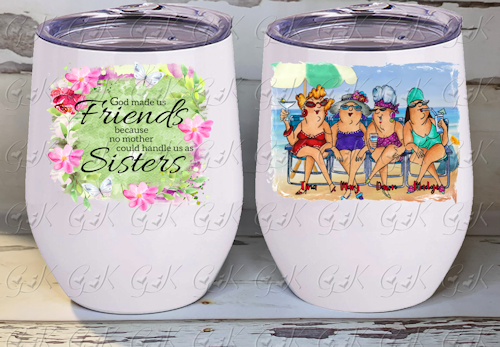 Stemless Cup, Hottie Friends