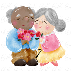 Waffle Weave Kitchen Towels, Old Couple Love