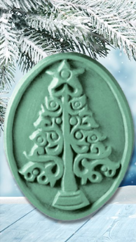 Christmas Tree Oval Soap