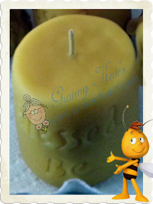 Beeswax Blessed Be Candle - Granny Kate's