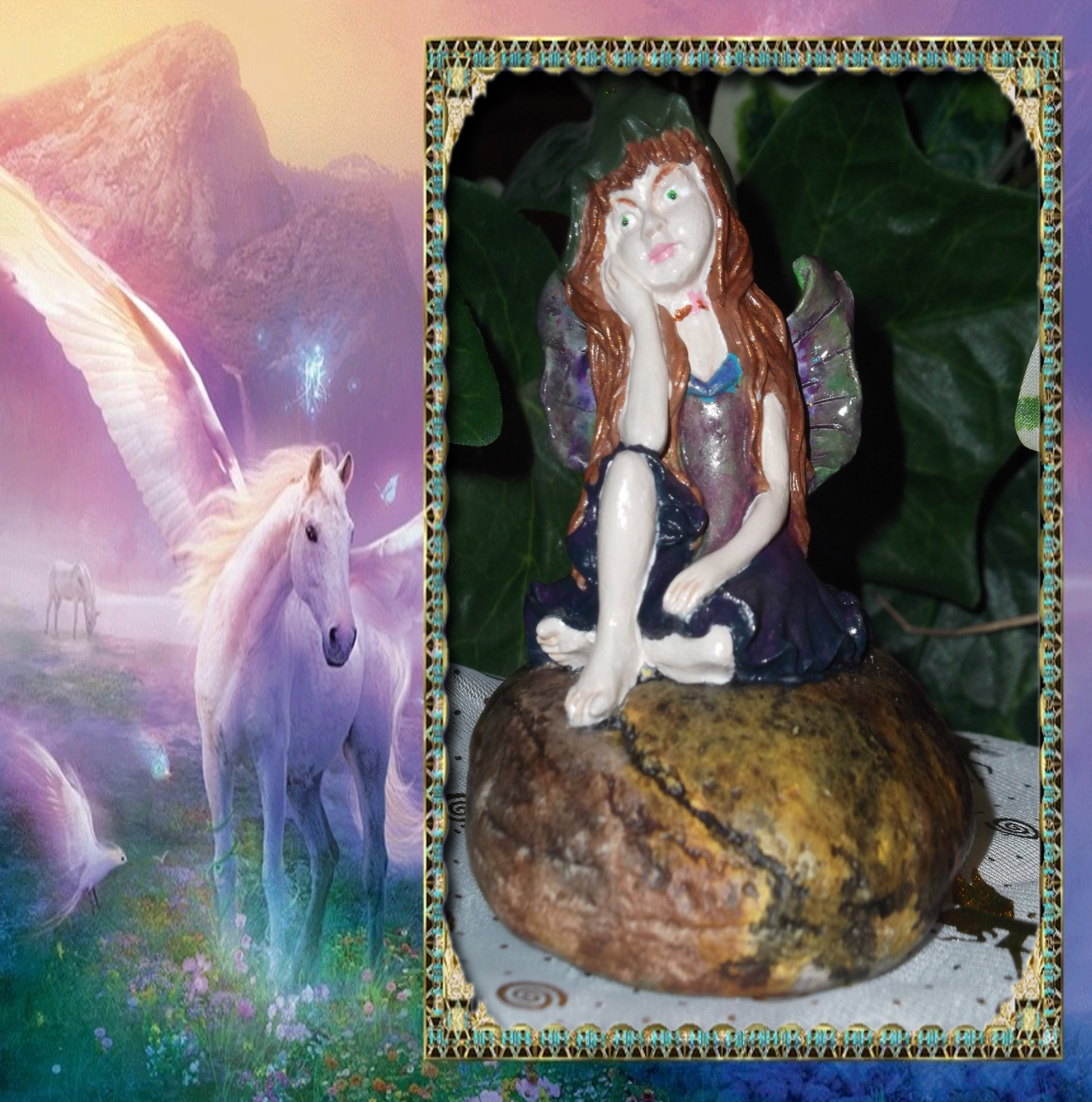 Fairy On Rock - Granny Kate's