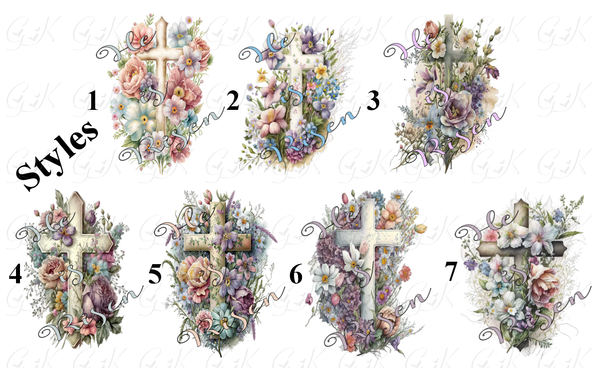 Coffee Mugs, He Has Risen Floral