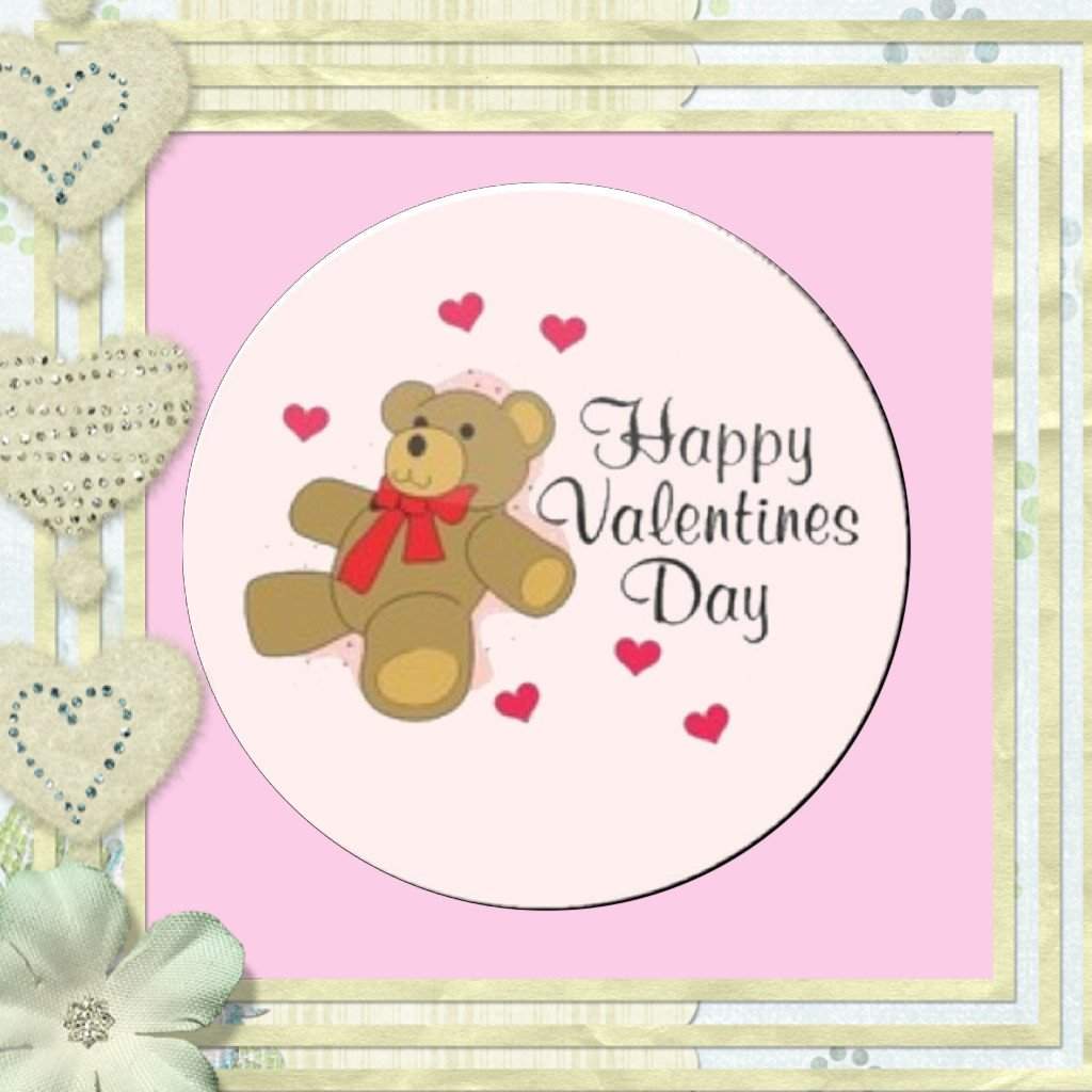 Valentine Bear Magnet or Pin - Granny Kate's